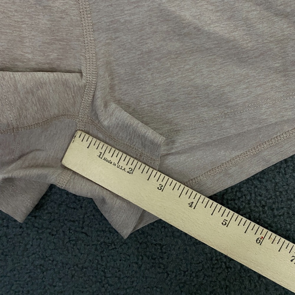 Beyond Yoga Worked Up Shorts size XS Chai Beige Sweat Athletic Drawstring NWT - Picture 8 of 9